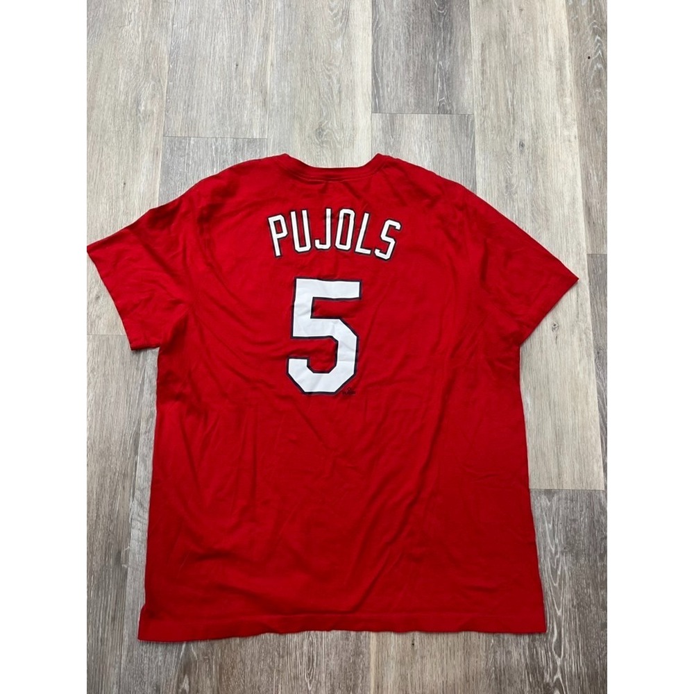 Vtg Nike St. Louis Cardinals Albert Pujols MLB Jersey Shirt Sz XL